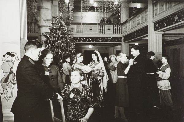 Встреча Нового года. 1941 год.